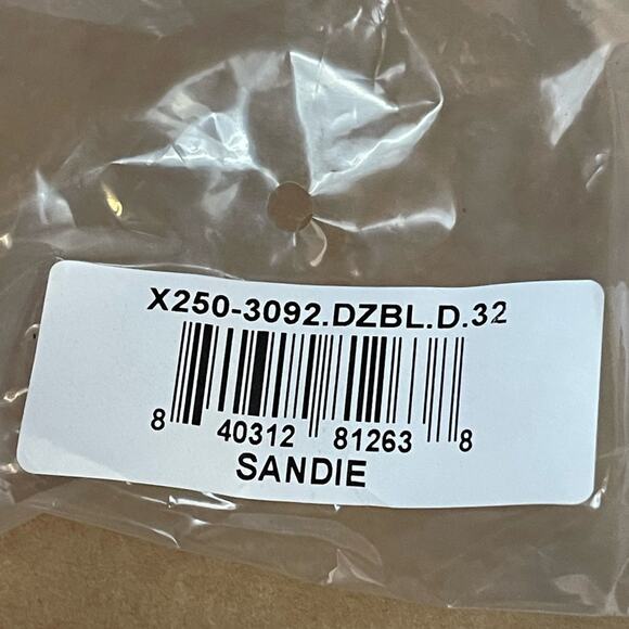 Frederick's of Hollywood‎ Demi Lace Underwire Bra (Sandie) in Blue Size 32D NWT - Picture 8 of 9